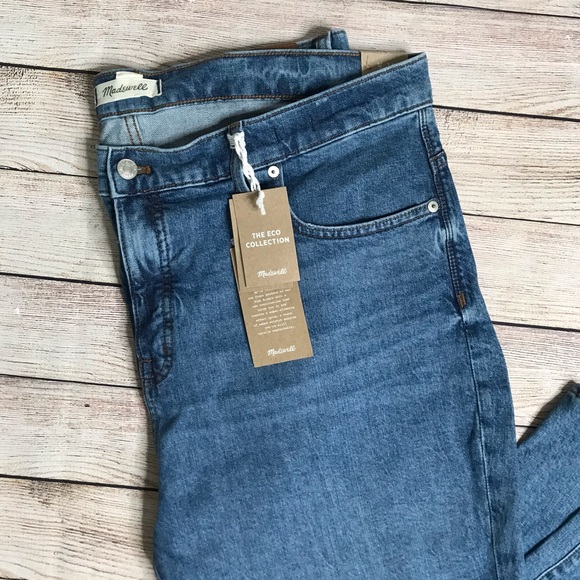 NWT Madewell "The Eco Collection" 9" High-Rise Skinny Jeans Size W34 - Picture 3 of 16